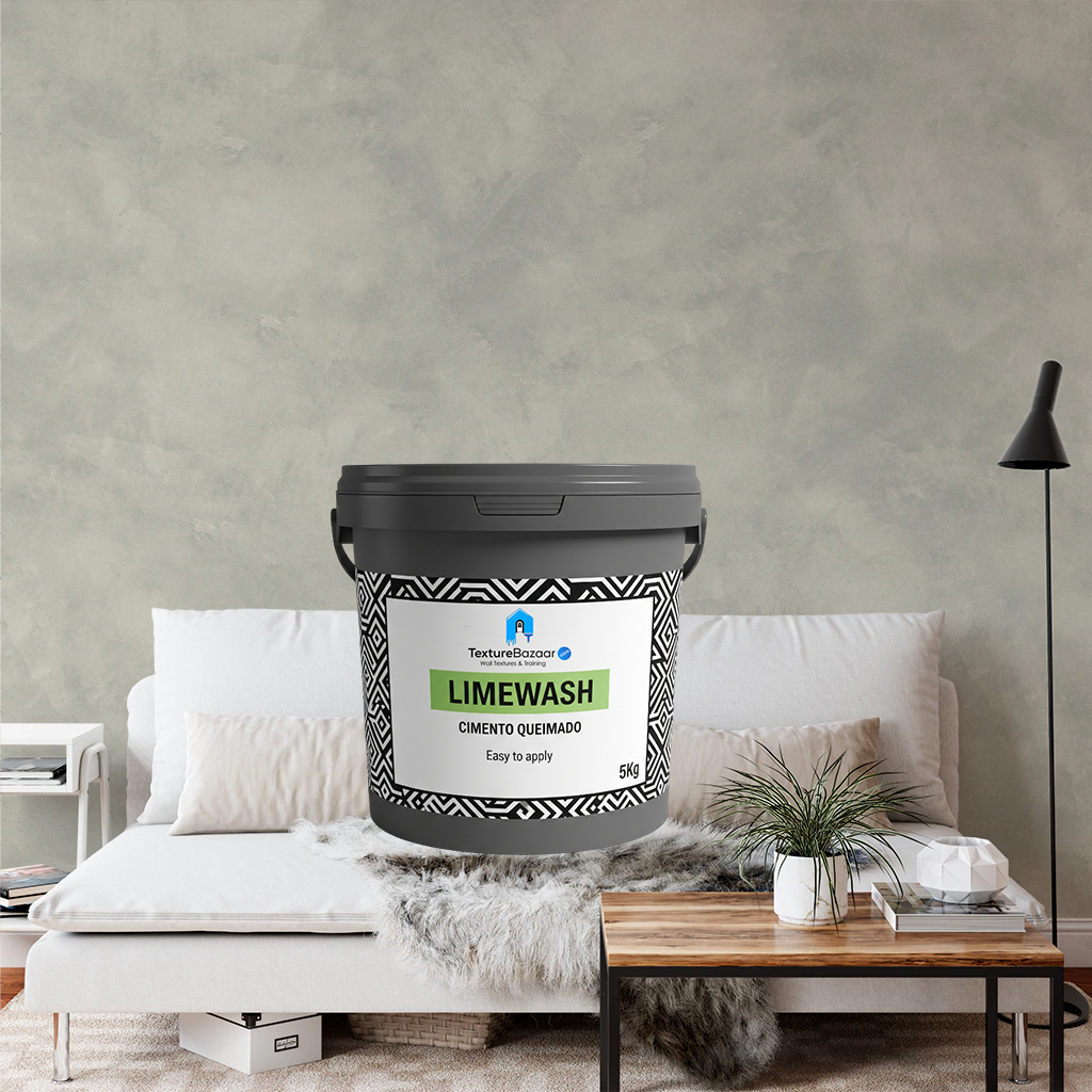 Limewash Texture Cimento Queimado
