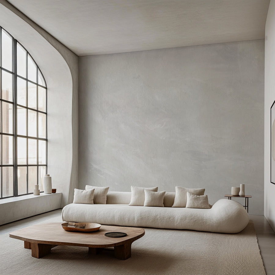 Cimento Queimado wall design smooth finish texture