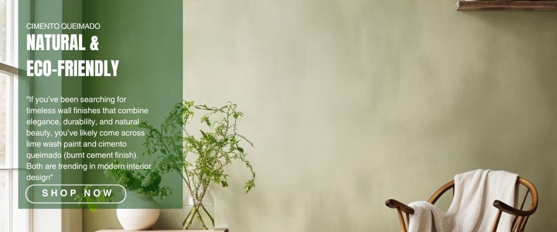 Limewash wall texture finish by Texture Bazaar